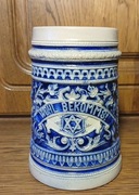 Kamionkowy kufel z gwiazdą Dawida XIX/XXw 1/2 I . Ładny stan.