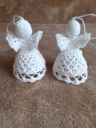 ANIOŁKI SZYDEŁKOWE RĘCZNIE ROBIONE 2 szt (1)