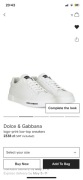Buty D&G Dolce & Gabbana Biała Skóra Nowe Oryginał roz. 42