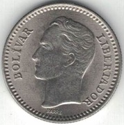 Wenezuela 25 centimos 1965 - 17 mm - nr 1