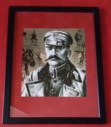 10 -  Obraz  marsz. Józef Piłsudski (30x40)
