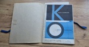 Kalka ołówkowa PRL 1973 vintage teczka 5 arkuszy retro