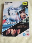 Film "The Day After tomorrow" , "Phonebooth", "Road to Perdition" DVD