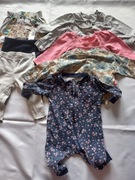 Komplet niemowlęcy spodnie i bluzka, rozmiar 74  - 5 szt