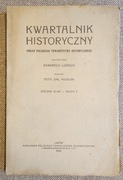 Kwartalnik Historyczny XLVIII  zeszyt 3  1934r.