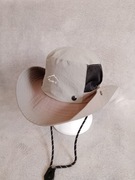 Nowy damski kapelusz outdoor szary czarny 53 - 56 cm