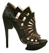 Nicholas Kirkwood python sandals 37 1/2 szpilki 