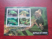 Tanzania MNH Fauna Zwierzęta Gady Kameleon