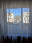 Firanka woal  ecru  220cm x 290 cm gładka  F