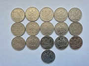 Zestaw 16 monet 100 zł 1990 rok