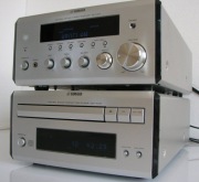 Yamaha Pianocraft RX-E410 + CDX-E410 + oryg. pilot silver 2x60W mini