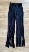 Legginsy spodnie dzwony Mango S 36 czarne stan bardzo dobry