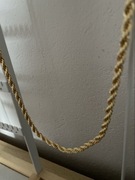 NASZYJNIK ŁAŃCUSZEK pleciony SHEIN kolor złota obwód 48 cm