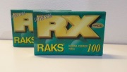 Kaseta magnetofonowa RAKS RX 100 Nowa folia 