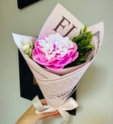 Piwonia z mydła bukiet