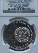 20 ZŁ FLOREN WŁADYSŁAWA ŁOKIETKA 2015 NGC PF70 ! IDEAŁ OKAZJA