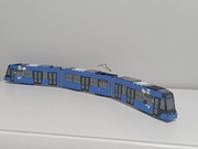Tramwaj Stadler Tango malowanie MPK Kraków sklejonyModel kartonowy lajkonik
