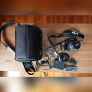 Lustrzanka Sony Alpha A550 + 18-55mm + 55-200mm