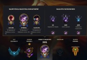 Konto lol, 150lv, all postacie, 61 skinów, tft
