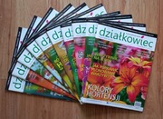 Miesięczniki Działkowiec 10 sztuk od 11/2024r. do 08/2025r. wyd Działkowiec