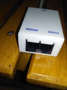 Rozdzielacz telefoniczny z1na2 wtyki-gniazdo modem