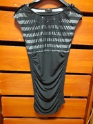 Tunika z cekinami, marszczona po bokach