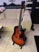 Gitara Ever Play 302 CEQ GT-4 Elektroakustyczna + STOJAK + KOSTKI