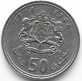 Maroko 50 centym 1974