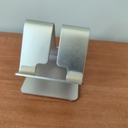 Stojak na telefon różowo-srebrny