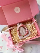 Różany Blask – bransoletka z jadeitu