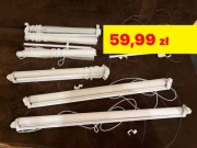 Białe rolety okienne dzień-noc (72 i 50 cm)