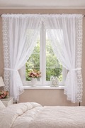 Firanka z koronką 400 x 155cm