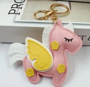 Brelok skórzany koń kucyk pegaz do torebki plecaka kluczy