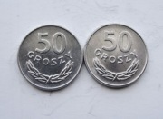 5 # Zestaw  50 gr groszy 1983, 1984  od 1 zł  nr 2 