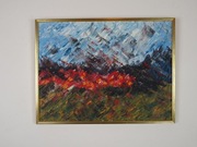 Obraz olejny Pejzaż