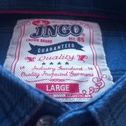 niebieska męska koszula vintage JNCO