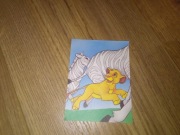 Karteczki do segregatora kartka z notesu albumu Król Lew Simba Disney