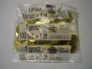 2014 rok - woreczki 1 grosz TRM