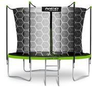 NOWA Trampolina ogrodowa 8ft/252cm z siatką wewnętrzną i drabinką Neo-Sport