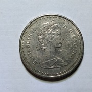 5 cents 1989 bez znaku menniczego Elżbieta II Kanada