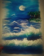 Obraz z wełny czesankowej 