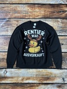 Port & Company czarna bluza unisex bez kaptura rozmiar XL zimowa bawełna