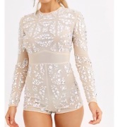 Asos Sceniczny Kombinezon Kryształy Sexy Rozm M Lady Drama Viral