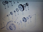 Koło zębate 404173a2 Case Magnum New Holland