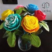 Mydełko ozdobne glicerynowe roza na dzień kobiet