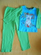 Nowy komplet piżama 104-110