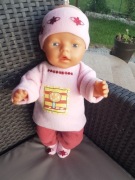L.BB-17 Cudne ubranko dla lalki Baby-born 43cm