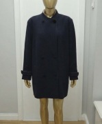 Płaszcz Kesta 44 Granatowy wełna kaszmir elegancki
