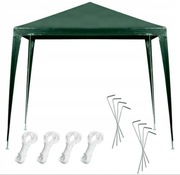 Pawilon ogrodowy namiot handlowy imprezowy altana zielony 2,5 x 2,5 m