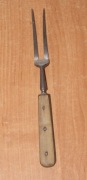 Stary widelec do krojenia mięsa PRL 